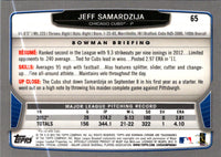 2013 Bowman Chrome Jeff Samardzija #65
