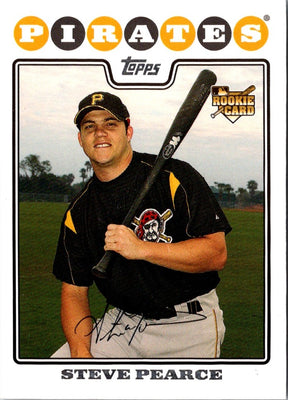 2008 Topps Steve Pearce #127 Rookie