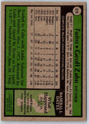 1979 Topps Geoff Zahn