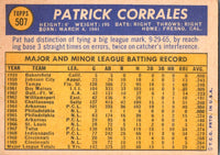 1970 Topps Pat Corrales #507 EX-MT+