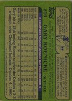 1982 Topps Gary Roenicke #204