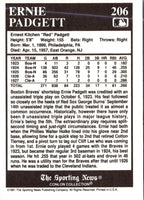 1991 Conlon Collection TSN Ernie Padgett #206