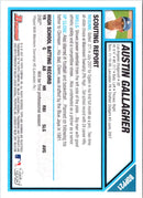 2007 Bowman Draft Picks & Prospects Chrome Austin Gallagher