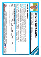 2007 Bowman Draft Picks & Prospects Chrome Austin Gallagher #BDPP21
