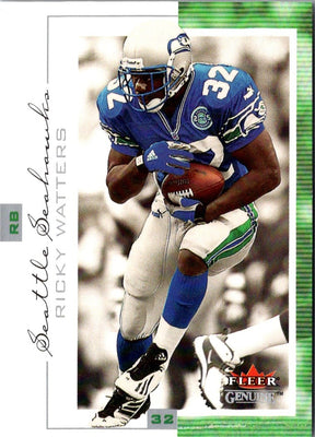 2001 Fleer Genuine Ricky Watters #102