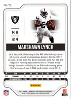 2017 Panini Contenders Marshawn Lynch #73
