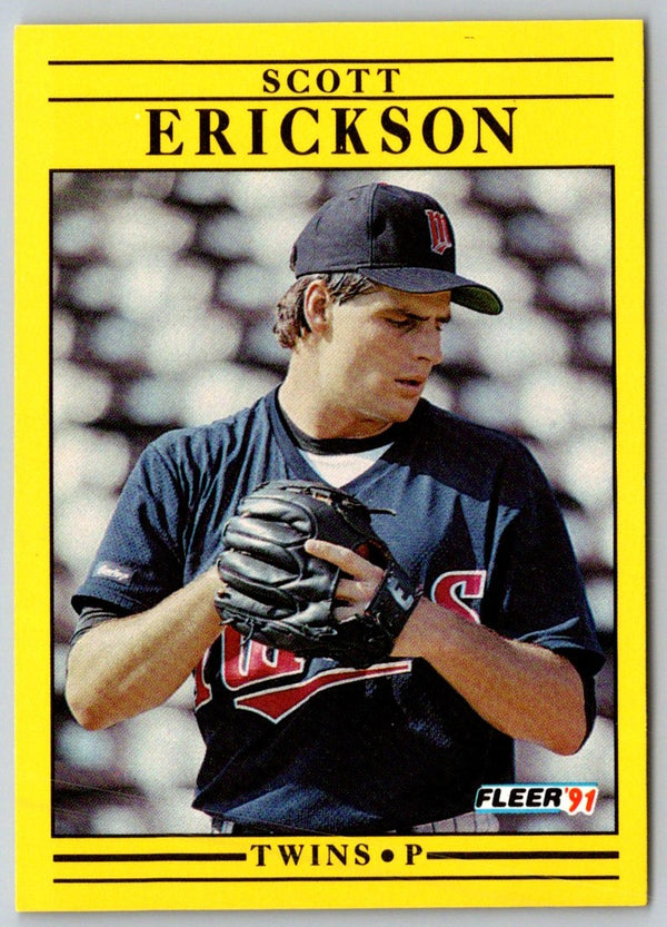 1991 Fleer Scott Erickson #608