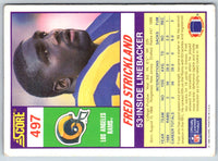 1990 Score Fred Strickland #497 Rookie