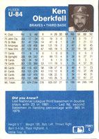 1984 Fleer Update Ken Oberkfell #U-84