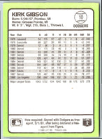 1989 Donruss Baseball's Best Kirk Gibson #10