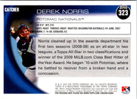 2010 Topps Pro Debut Derek Norris #323