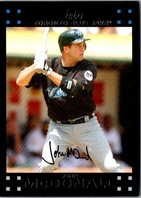 2007 Topps Updates & Highlights John McDonald #UH118