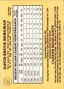 1985 Donruss Dave Bergman