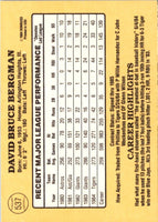 1985 Donruss Dave Bergman #537