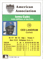 1990 CMC Ced Landrum #94