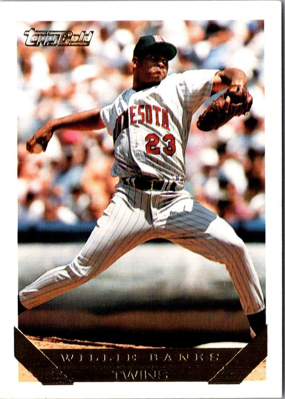 1993 Topps Gold Willie Banks #226