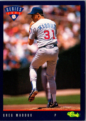 1993 Classic Game Greg Maddux #T56