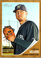 2011 Topps Heritage Yovani Gallardo #329