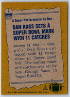 1982 Topps Dan Ross #6