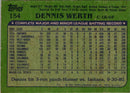 1982 Topps Dennis Werth