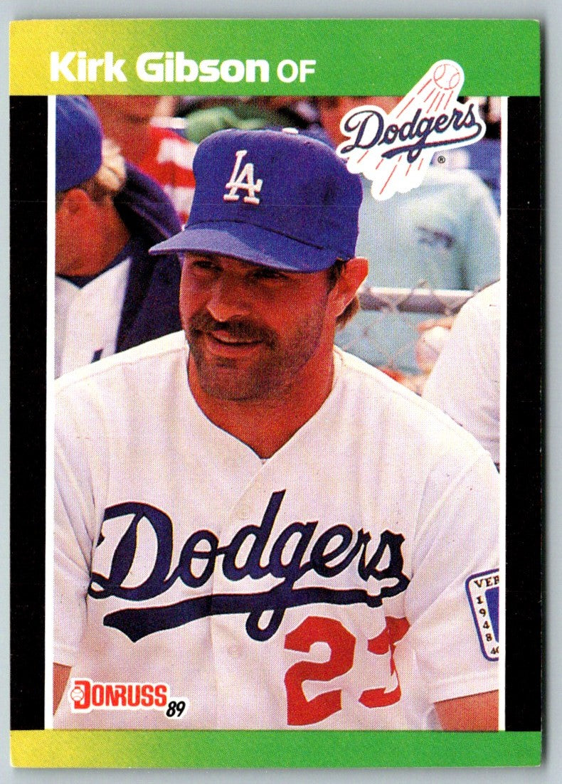 1989 Donruss Baseball's Best Kirk Gibson