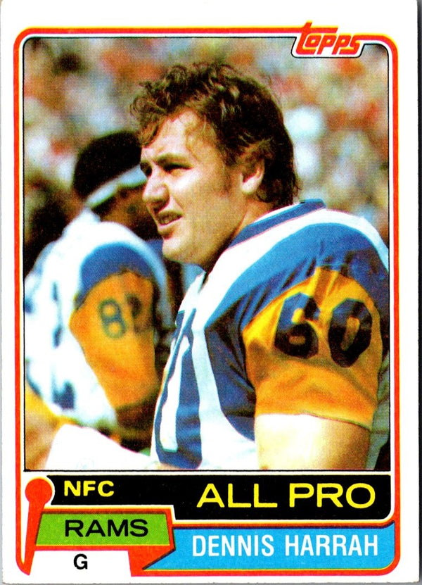 1981 Topps Dennis Harrah #240 NM-MT