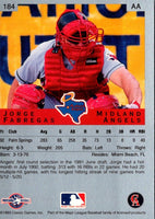 1993 Classic Best Jorge Fabregas #184