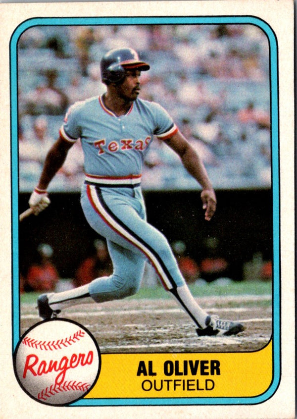 1981 Fleer Al Oliver #626