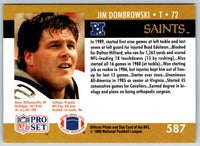 1990 Proset Jim Dombrowski #587