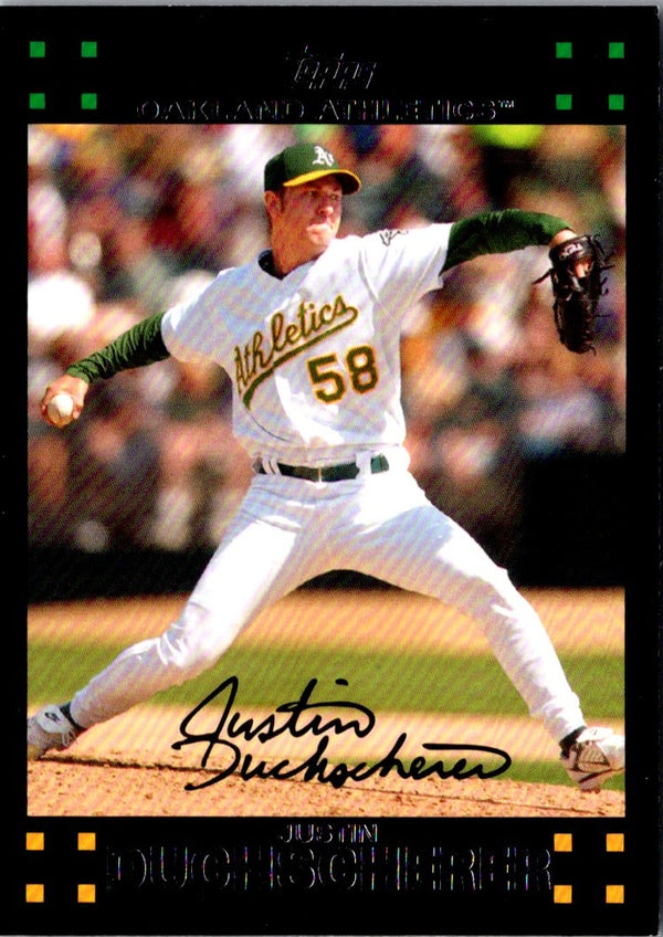 2007 Topps Updates & Highlights Justin Duchscherer #UH121