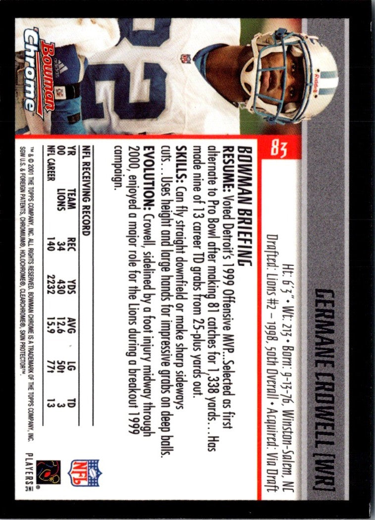 2001 Bowman Germane Crowell