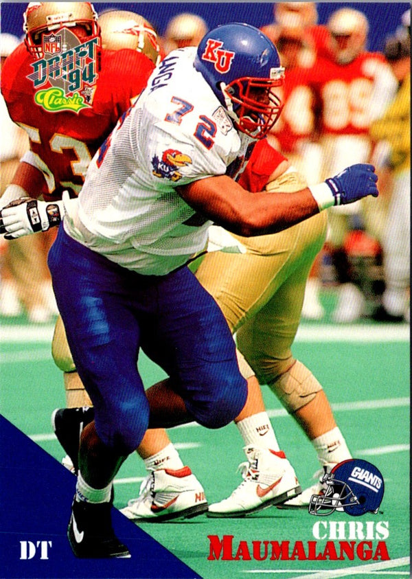 1994 Classic NFL Draft Chris Maumalanga #27