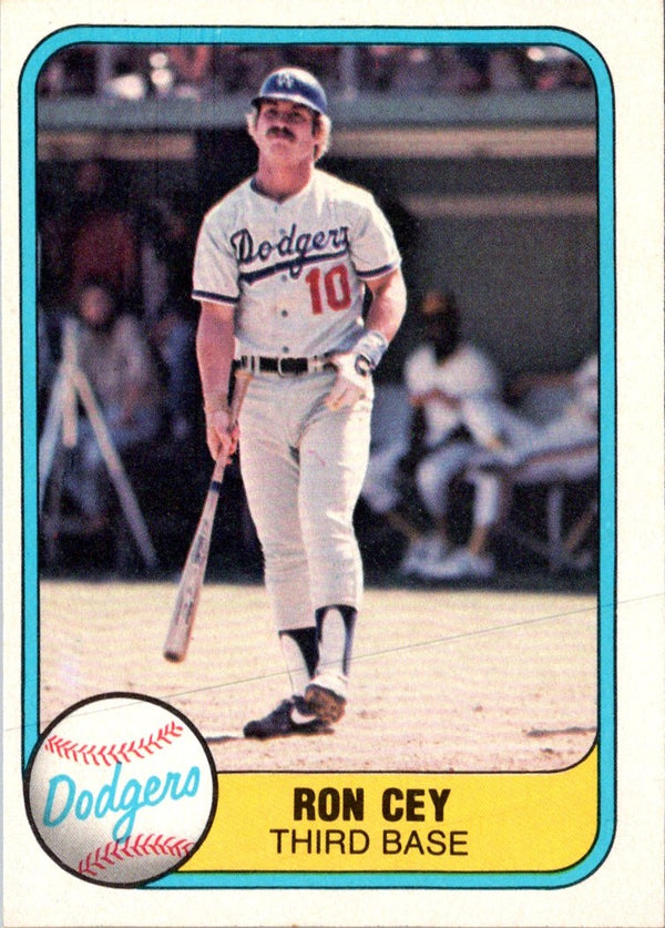 1981 Fleer Ron Cey #126B NM-MT+