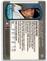 2000 Bowman Wes Anderson #294 Rookie