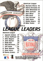 2000 SkyBox Dominion Ugueth Urbina/Mariano Rivera #8