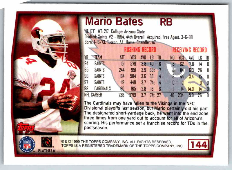 1999 Topps Mario Bates