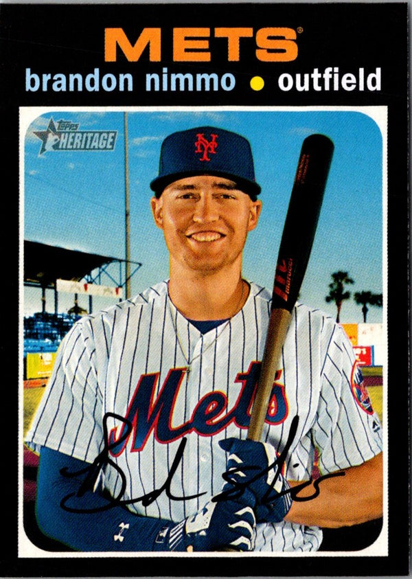 2020 Topps Heritage Brandon Nimmo #193