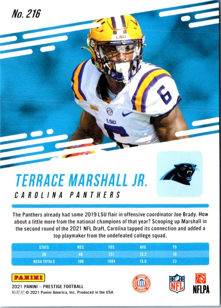 2021 Panini Prestige Terrace Marshall Jr.