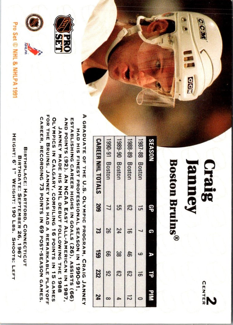 1991 Pro Set Craig Janney