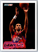 1993 Fleer Johnny Dawkins #156