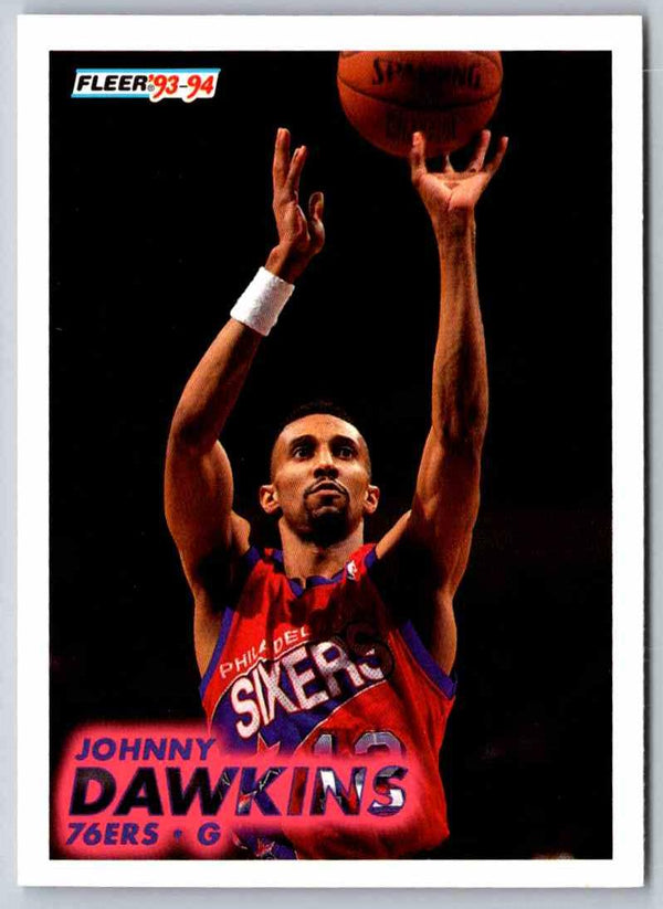 1993 Fleer Johnny Dawkins #156