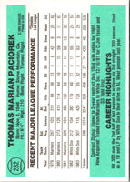 1984 Donruss Tom Paciorek #282
