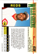 1993 Bowman Willie Greene