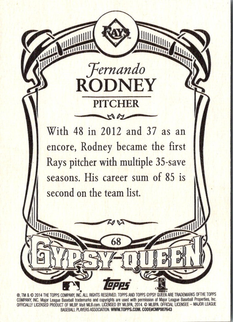 2014 Topps Gypsy Queen Fernando Rodney