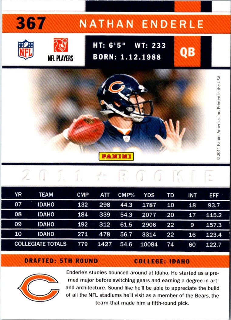 2011 Score Nathan Enderle