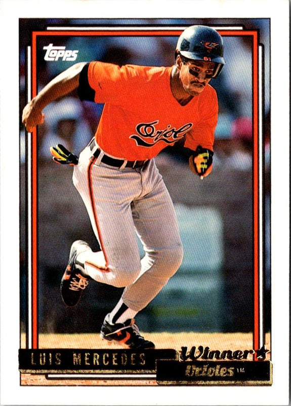 1992 Topps Luis Mercedes #603