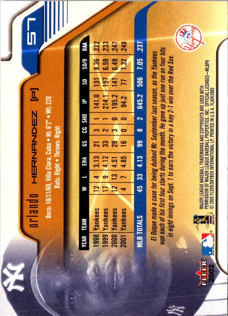 2002 Flair Orlando Hernandez