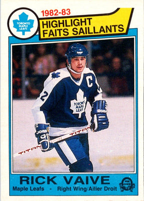 1983 O-Pee-Chee Rick Vaive #324
