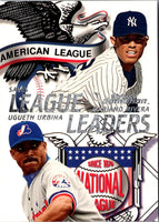 2000 SkyBox Dominion Ugueth Urbina/Mariano Rivera #8