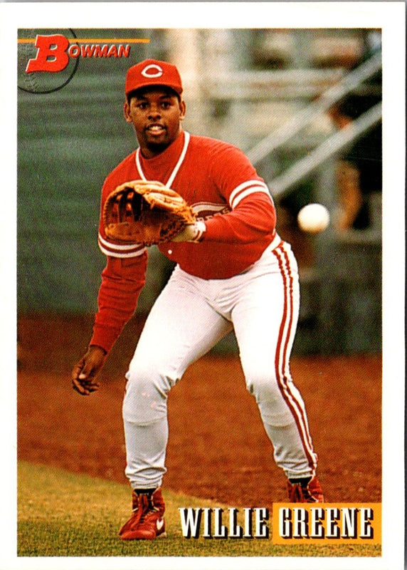 1993 Bowman Willie Greene #638